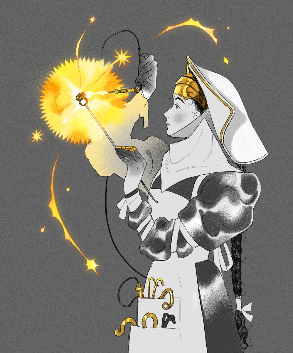 Golden hands