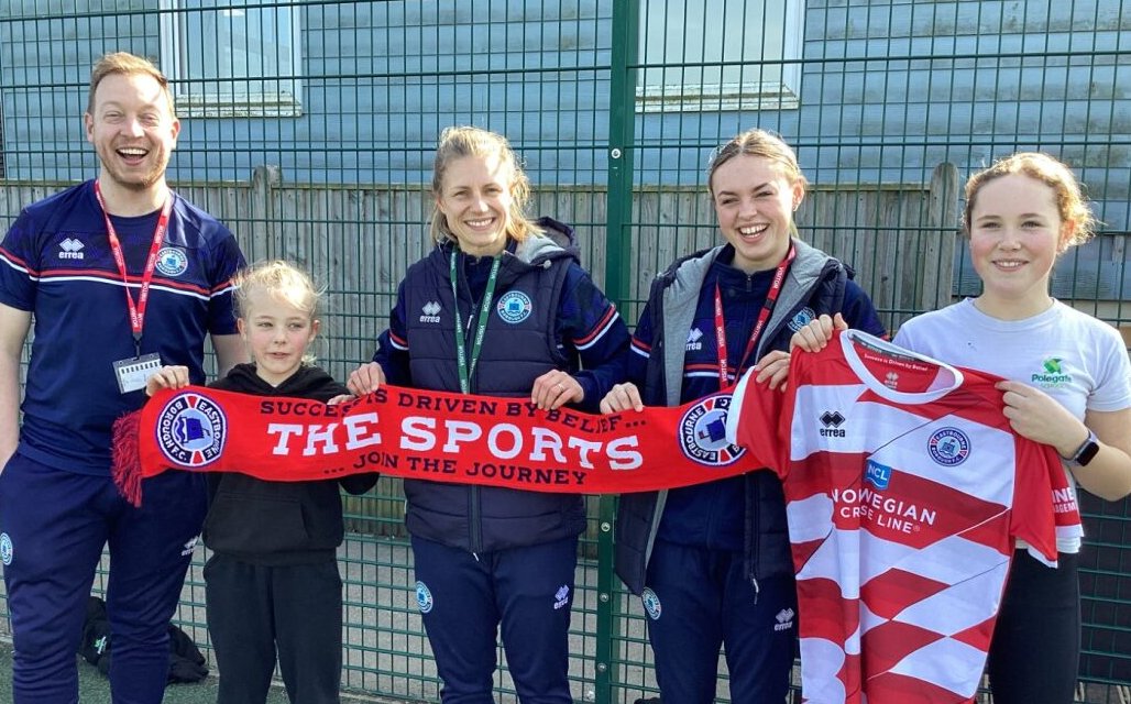 A hugely successful football event celebrating International Women's day. Thank you EBFC for donating signed football shirt, scarf and programmes.