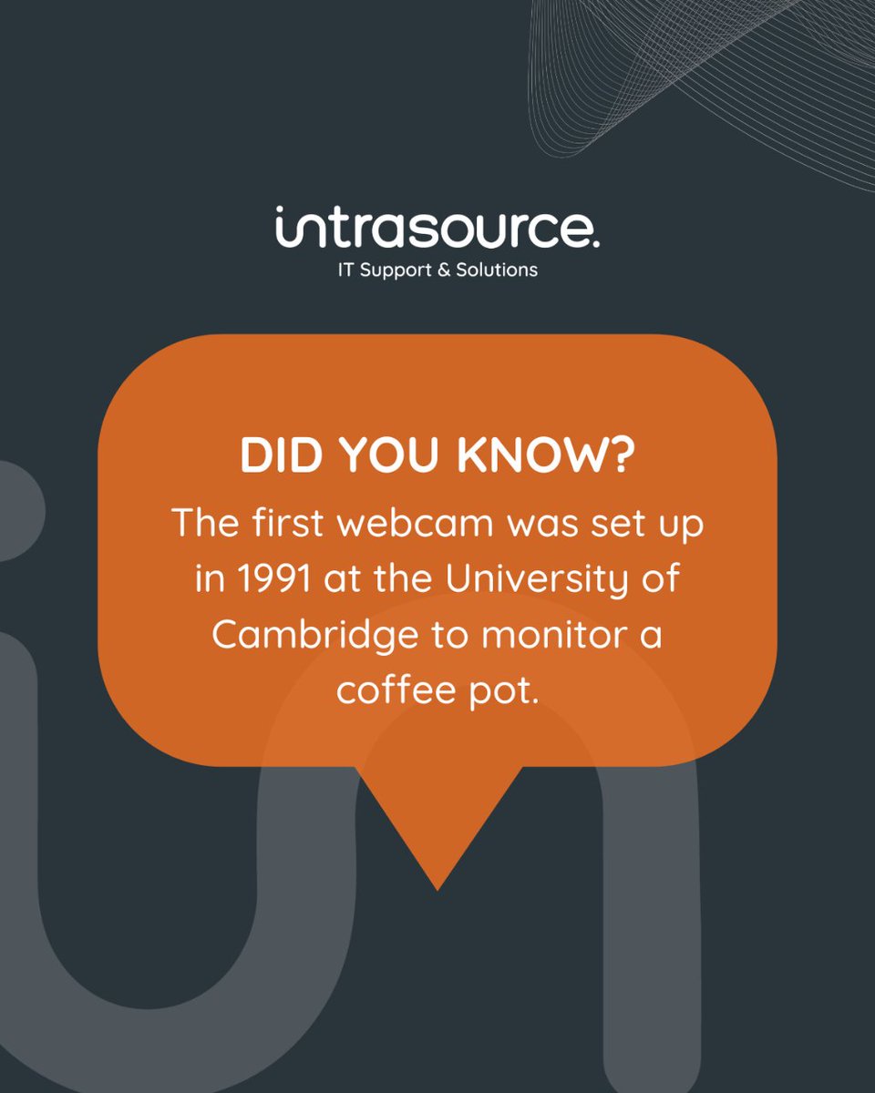 Yes that's right!  It was set up in 1991 to provide a live video feed of the coffee pot to save researchers the trip to the break room if the pot was empty.