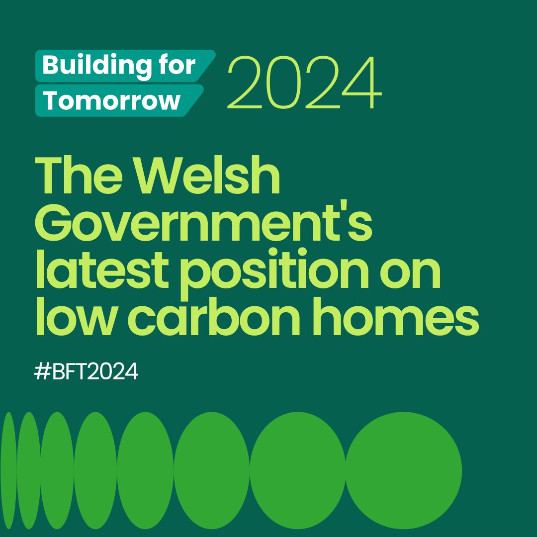 Tomorrow at #BFT2024Cardiff, our team of experts will explore the latest position of the Welsh Government on low-carbon homes, and we will uncover useful insights into sustainable urban drainage solutions with The Urbanist. #BFT2024
