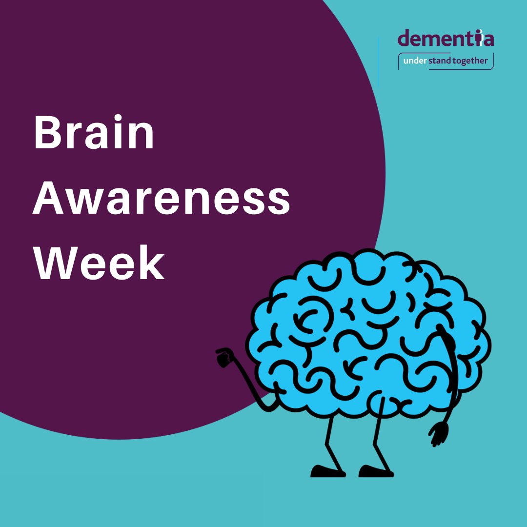 It’s #BrainAwarenessWeek2024 and this year’s theme is #TheChangingBrain Our brains are amazing, they have the ability to adapt so it's never too late to look after your brain health. Simple lifestyle changes can make a difference: understandtogether.ie/about-dementia… #UnderstandTogether