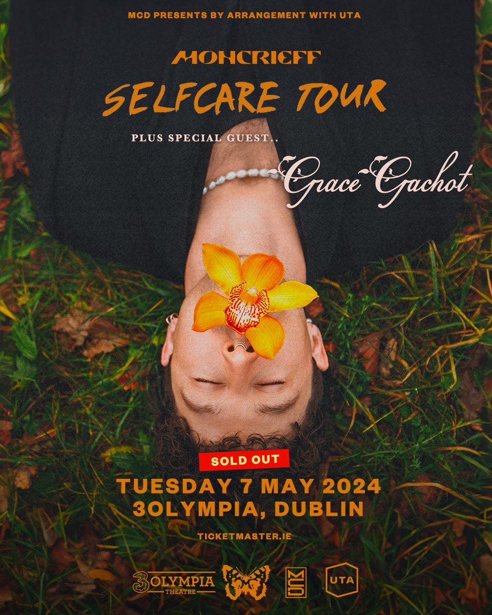 ✨Special guest✨ @gracegachot has been confirmed as support to @MoncrieffMusic at his sold out 3Olympia show on 7th May!