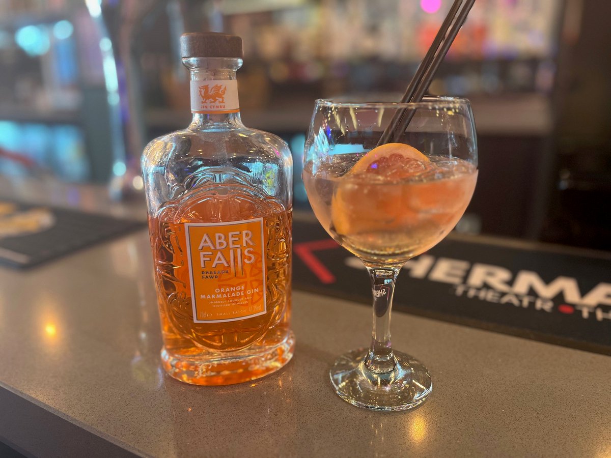 If you're treating yourself to a performance of #TheWifeOfCyncoed, why not treat yourself to a lovely glass of gin at our Cafe Bar as well?

We also have hot drinks and Bar Bites available.

We're looking forward to welcoming more of our audiences over the next couple of weeks!