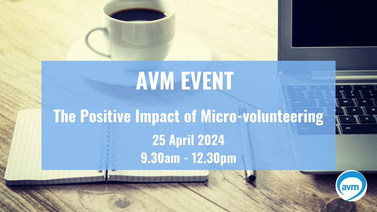 Join us on 25 April for our event on The Positive Impact of Micro-volunteering to learn about how you can engage with volunteers in new and flexible ways. Find out more - buff.ly/49K3TRl