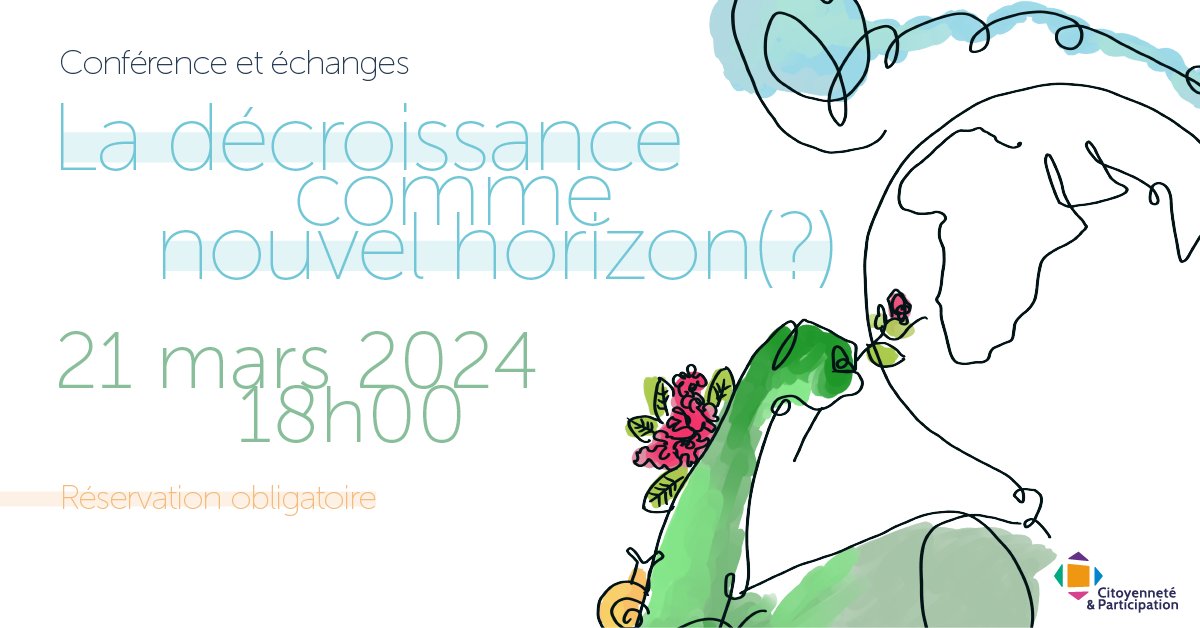 🗣️La décroissance comme nouvel horizon (?)
Romain Gelin présentera son ouvrage "Des limites de la transition : pour une décroissance délibérée" qui approche la question socio-environnementale du 21e s. au travers du prisme de la décroissance.
👉urlr.me/N5wKr