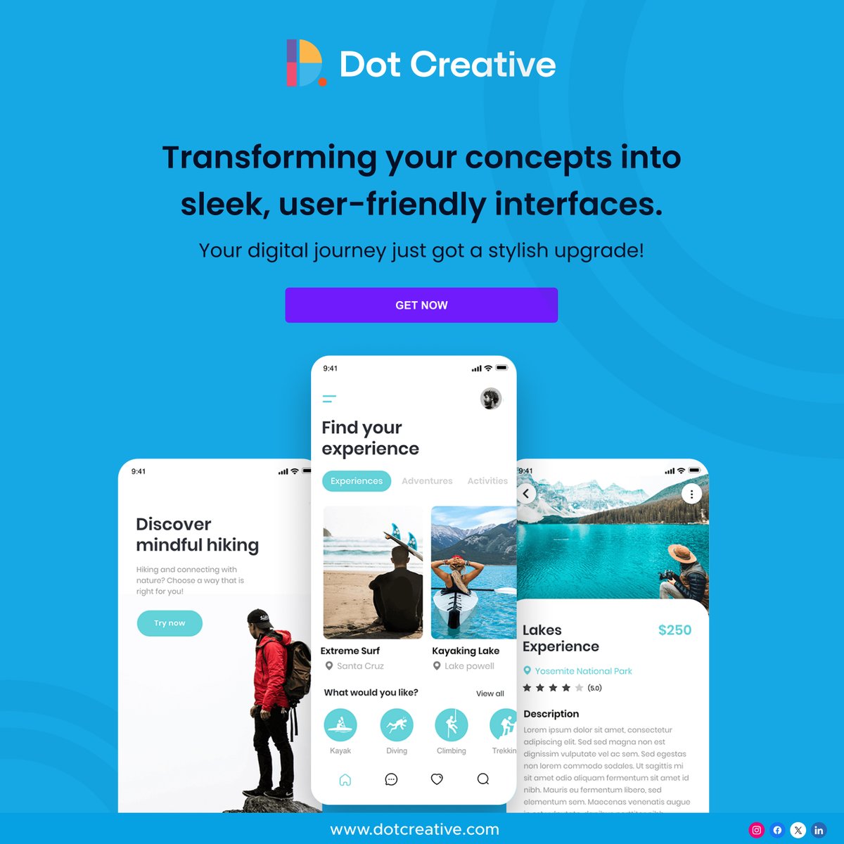 Our expertise lies in turning your visionary concepts into sleek, user-friendly interfaces that redefine your digital journey. Visit dotcreative.com and step into a realm where creativity meets functionality.

#DotCreative #DigitalTransformation #UserFriendlyDesign
