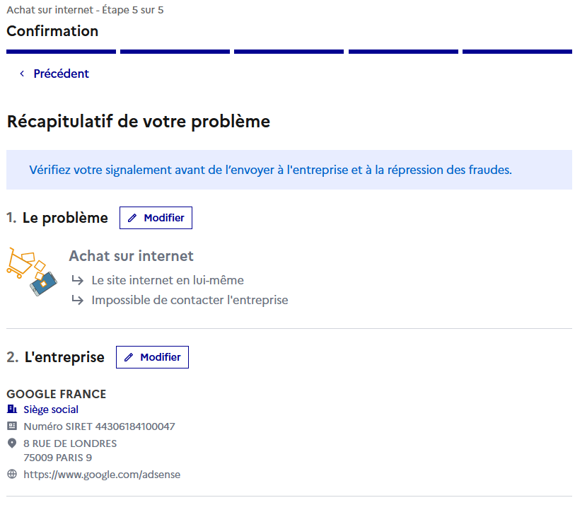 JayGraphik's tweet photo. @GoogleAdsFR comme convenu ! Signalement effectué auprès des services de l'etat https://t.co/syQDsyCnSF