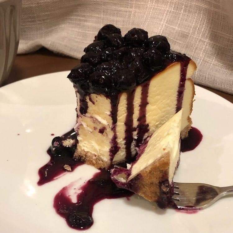 Blueberry cheesecake!🫐🤤