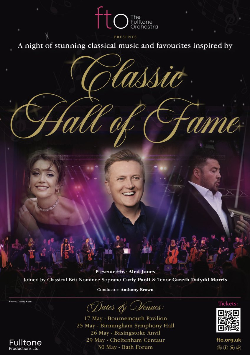 For the most incredible night of classical music, join us on our next tour…!! It. Will. Be. Wonderful! ticketmaster.co.uk/the-fulltone-o… #classical #classicalmusic #orchestra #fulltone #aledjones #carlypaoli #cinematic #concert #bath #bournemouth #basingstoke #Birmingham #Cheltenham