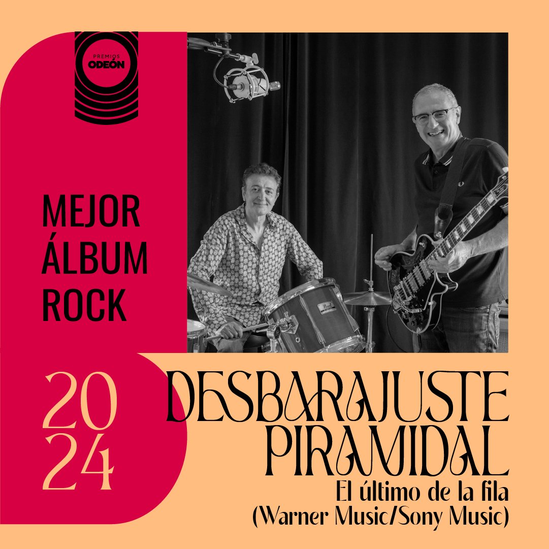 Desbarajuste Piramidal (El Último de la Fila), premio Odeón al mejor álbum de rock 2024.

#elúltimodelafila #eudlf #ManoloGarcía #quimiportet #premiosodeon #DesbarajustePiramidal