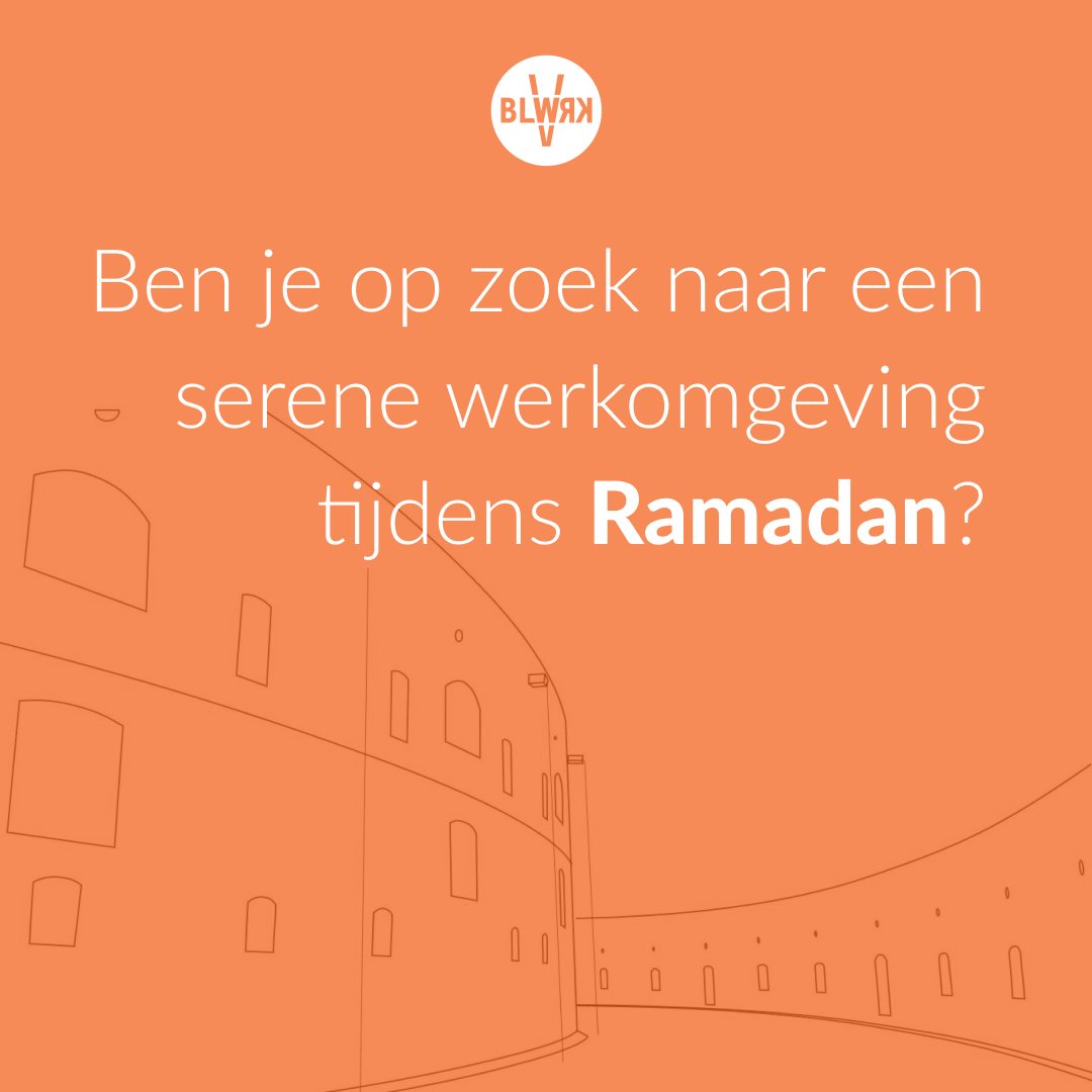 Ben je op zoek naar een serene werkomgeving tijdens Ramadan? Onze coworking space in Edegem biedt een rustgevende omgeving. De natuur van Fort 5 is de ideale plek om te herbronnen. Boek nu je gratis proefdag via blwrk.be/coworking-test… 

#BLWRK #coworking #Ramadan #MabroukRamadan