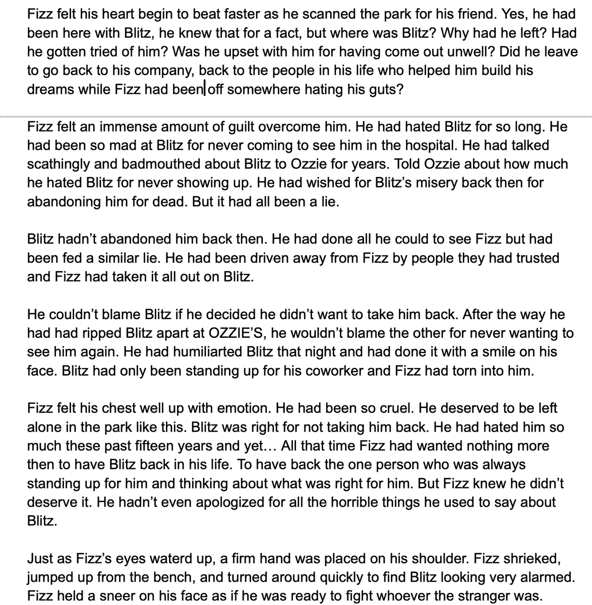 sleepydormous's tweet photo. Here is a little something something for #BlitzFizzWeek 💖 March 17th-23rd.
It's my little contribution I plan to publish next week exploring #Fizzarolli's anxiety about #Blitzo leaving him again ✨. I hope it's not too sad 😭.
#BlitzFizz #HelluvaBoss #BlitzFizzweek2024 https://t.co/fjJMt1ft1y