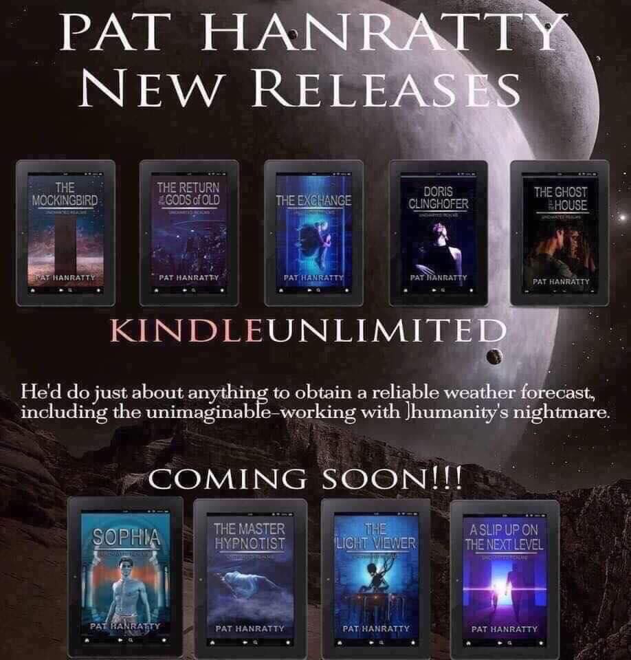 **New Releases** Uncharted Realms by Pat Hanratty

Amazon: amzn.to/3dzWOea

#scifi #occultfiction #shortreads