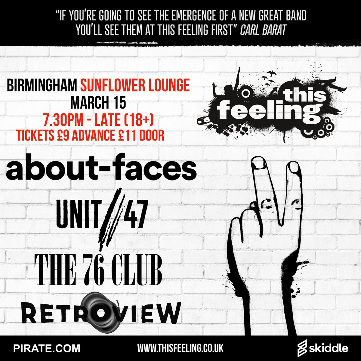This Feeling (@this_feeling) on Twitter photo Coming up this week : Friday 🎸 Birmingham <a href="/Sunflowerlounge/">The Sunflower Lounge</a> ft. <a href="/aboutfacesband/">about-faces</a> #Unit47 #The76club & <a href="/Retroviewuk/">Retroview</a>
🎟 skiddle.com/e/37265300
🎶open.spotify.com/playlist/4ZNgT… Coming up this week : Friday 🎸 Birmingham <a href="/Sunflowerlounge/">The Sunflower Lounge</a> ft. <a href="/aboutfacesband/">about-faces</a> #Unit47 #The76club & <a href="/Retroviewuk/">Retroview</a>
🎟 skiddle.com/e/37265300
🎶open.spotify.com/playlist/4ZNgT…