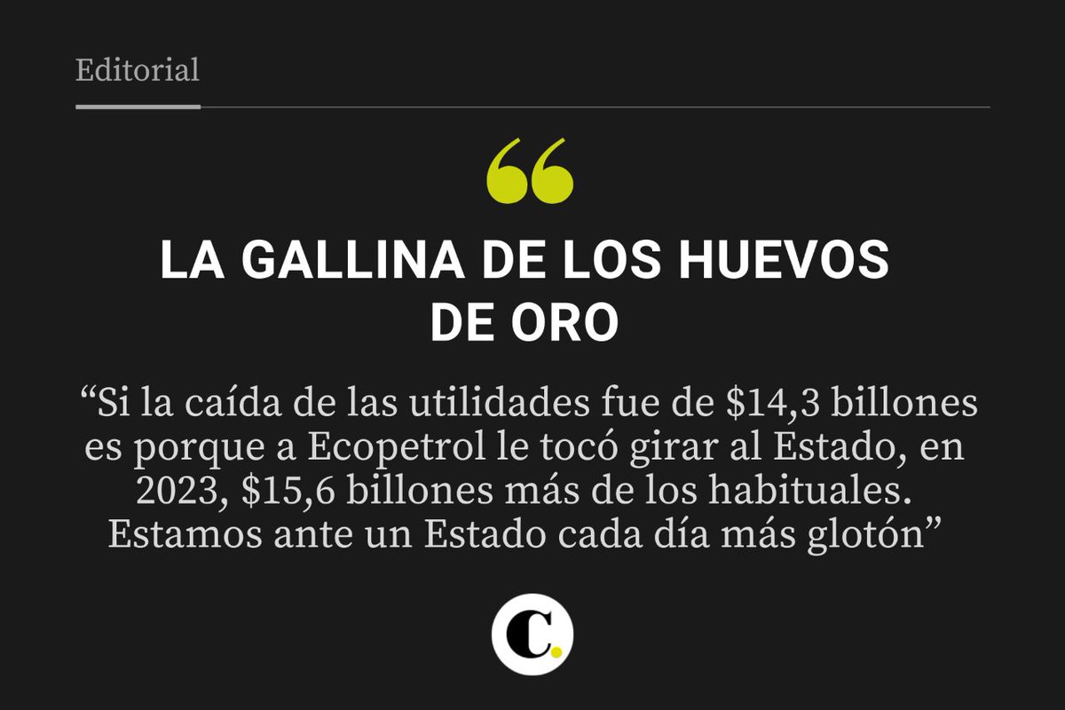 #EditorialEC | 'Como lo ha mostrado en otros frentes, el presidente Gustavo Petro quiere a toda costa acumular recursos para gastarlos a su libre albedrío' ➡️ bit.ly/48OC1dt