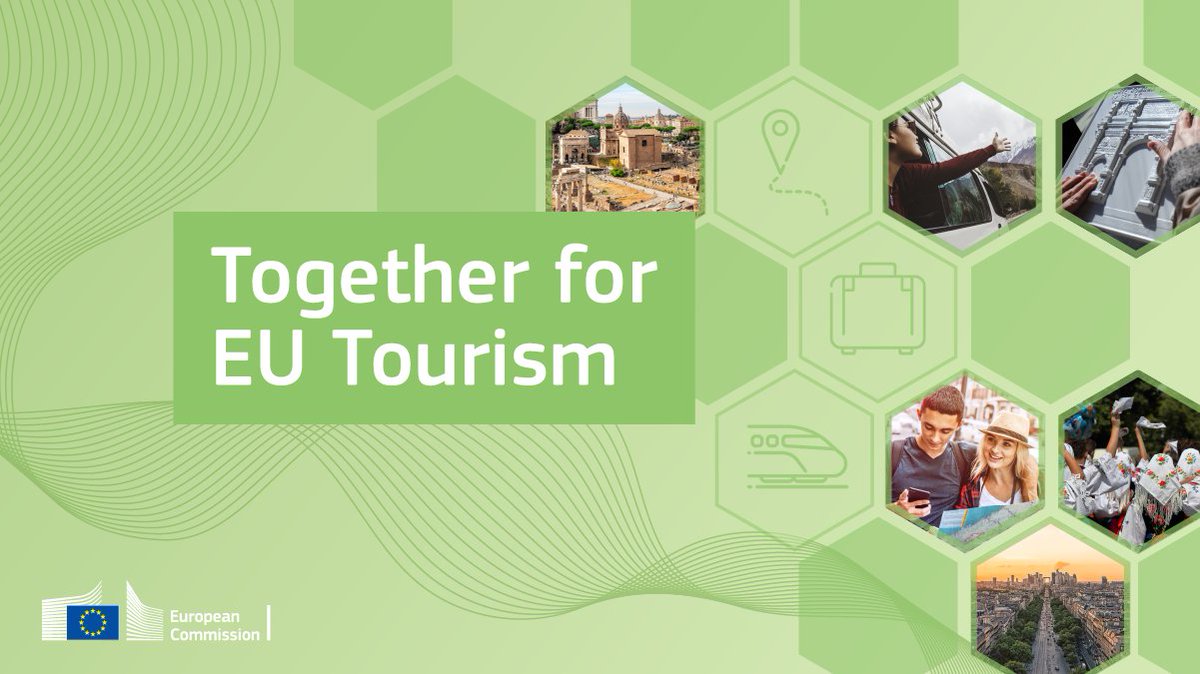 Join the livestream of our stakeholder event 'Together for #EUTourism' today from 10:00 - 15:30 👇
europa.eu/!J9DmBB

🏖️ We'll discuss what has been accomplished so far in the #TransitionPathway for Tourism, and what's next on this ecosystem's digital and green journey ♻️