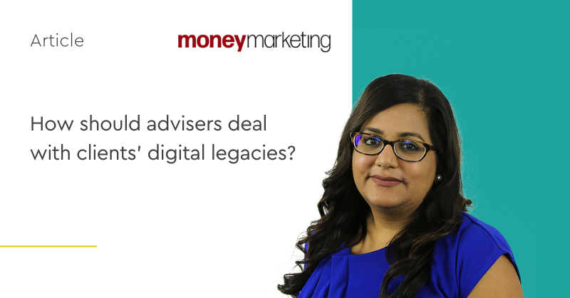 Diva Shah was quoted in <a href="/_moneymarketing/">Money Marketing</a>'s recent article on the challenges with digital footprints and legacies. 💻🔐
 
Want to find out more? Read the article in full here: lnkd.in/e2mBbhbe