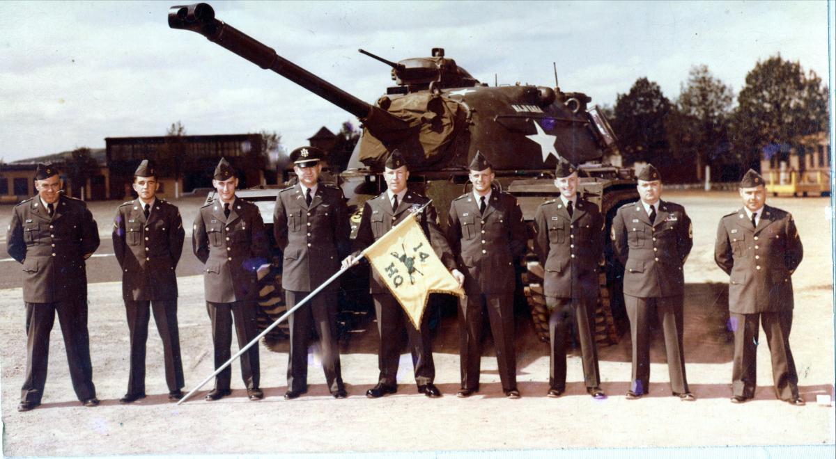 Korean_DMZ_Vets's tweet photo. Tank Tuesday Eve - M48A2 or A3 with some of the soldiers from 14th ACR (Armored Cavalry Regiment) in West Germany around 1960! Early 70s they would reflag to 11th ACR after Vietnam! #tanks #tanktuesday #armor #ilovetanks #tanklover #m48patton https://t.co/W1ZaQ1ZXtQ