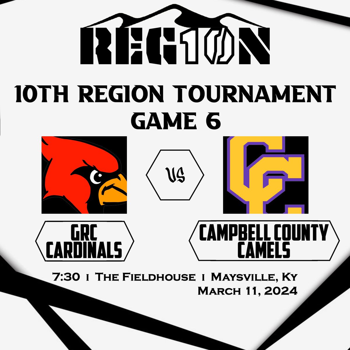RoyalsAth1etics's tweet photo. Game 6 - Semifinals
March 11th @ 7:30pm
@WinCity_BBall vs @CamelPride
🏆 - 10th Region Tournament
📍 - Mason County
🏟️ - The Fieldhouse
🎟️ - $8, CASH ONLY
📺 - @PrepSpin
📻 - @WFTMRadio l @tscaggswftm
#10thRegion #RoadToRupp #POSTSZN @tenthregion https://t.co/8XhfTvHOcA