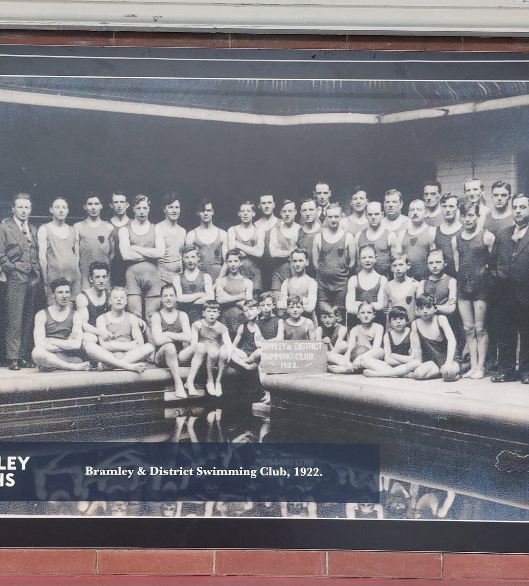 We LOVE this picture from 1922 from our archive and featured in our #heritage exhibition 📷 The variety of swimwear and the 'gaffa's' in their best suits

#swimteam #community #morethanapool #swimclub
