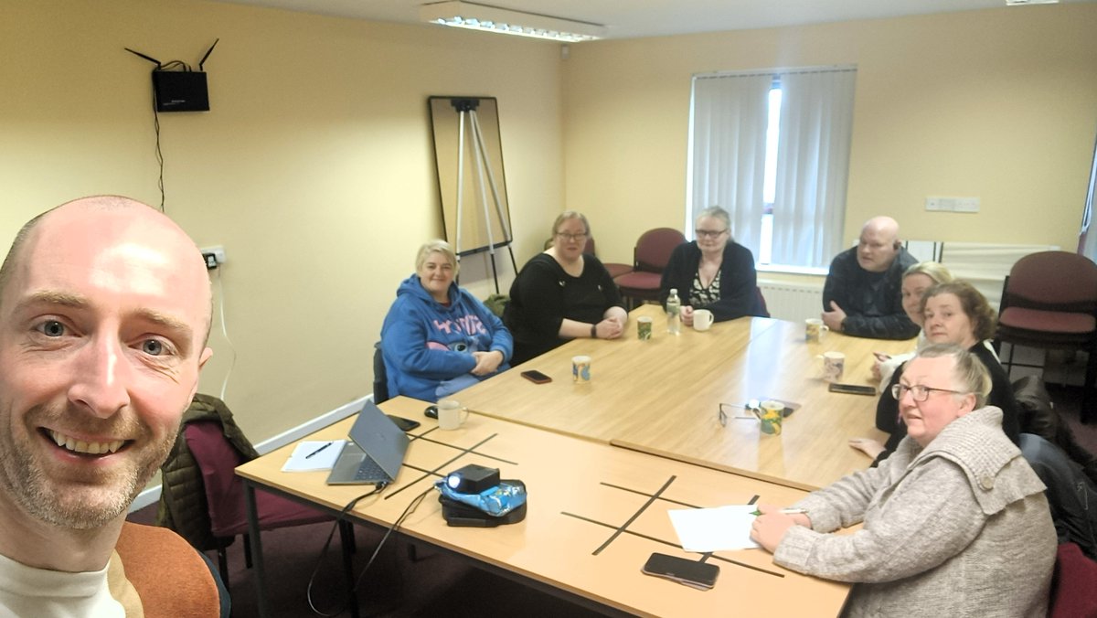 Our trainer, <a href="/AidanKearney3/">Aidan Kearney</a>, is delivering our OCN Level 2 course on Understanding #SocialEnterprise to several groups this month. 

Here are a few pics of groups in Omagh and Derry getting started on week one. Best of luck, everyone!

#socent