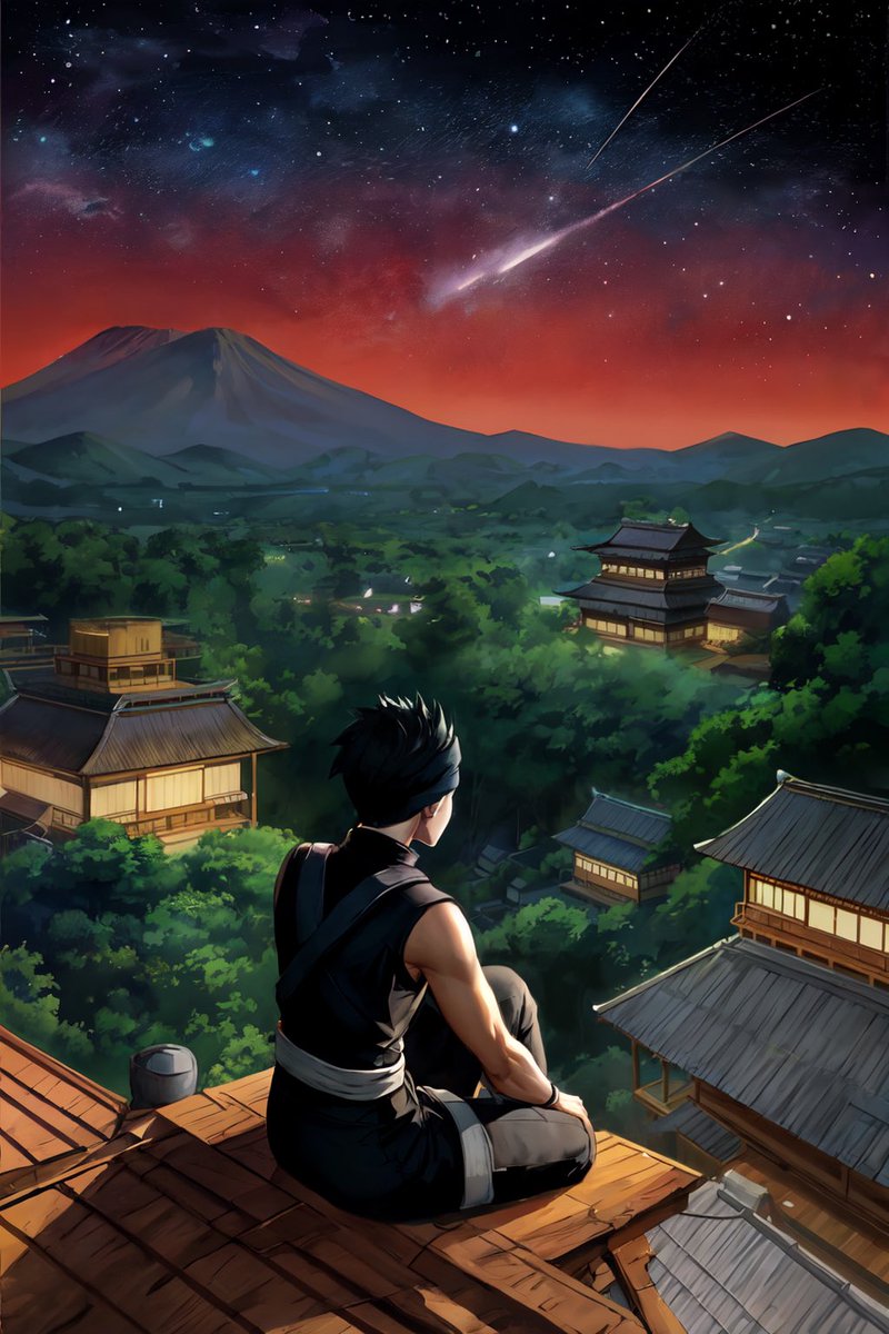 GingerMainichi's tweet photo. 13/31 Starry sky ✨

#AiAnime #AIart #AnimeArt #Konoha #inspiration #digitalart #Mondayvibes #DREAMS #ArtOfTheDay #aiエラスト https://t.co/7Ehev0oowT