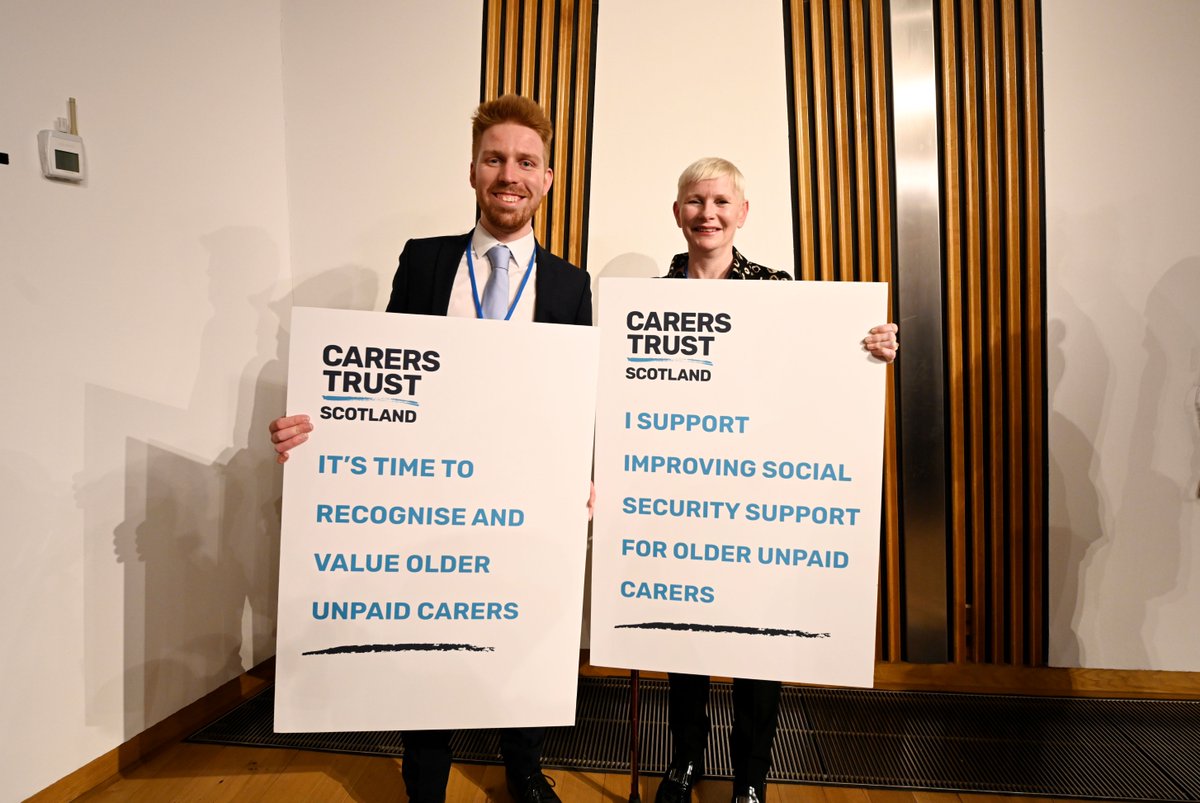 CarersTrustScot's tweet photo. Our Benefitting Older Carers event in January highlighted the issue of the overlapping benefit rule between State Pension and Carer's Allowance, affecting thousands of #unpaidcarers 

We support improving social security for older unpaid carers across Scotland! https://t.co/U1ZR4tXgN8