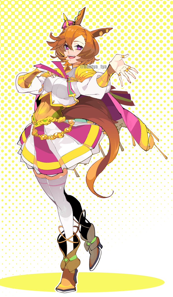 t.m. opera o (umamusume) 1girl animal ears tail solo horse ears horse tail horse girl  illustration images