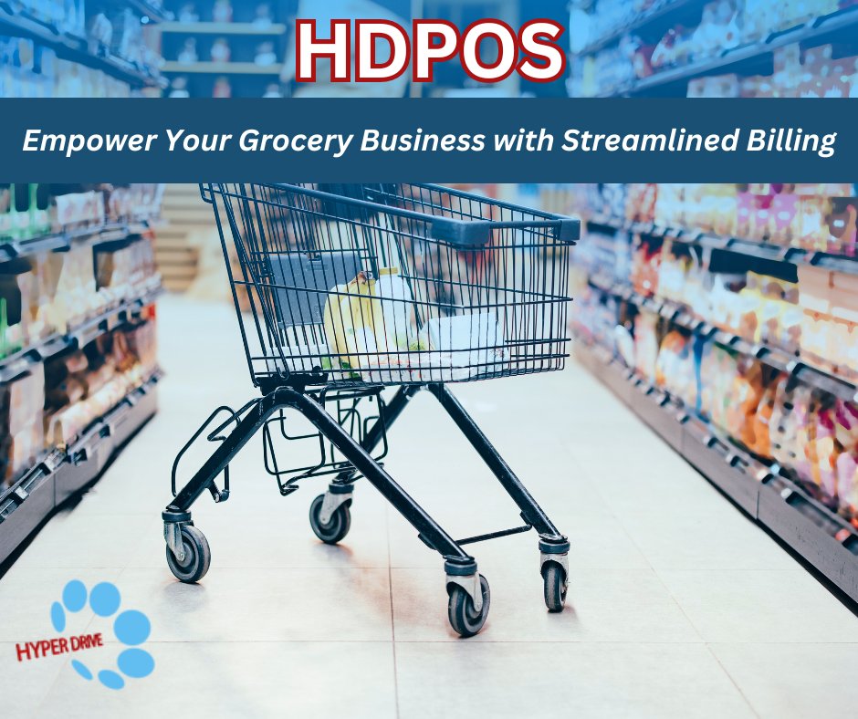 Accelerate Growth with Seamless Grocery Store Billing software: HDPOS

#hdpossmart #hyperdrivesolutions #erp #pos #BillingSoftware #Invoicing #SmallBusiness #FinanceTools #BusinessAutomation #Accounting #OnlineInvoicing #FinancialManagement #Entrepreneur #InvoiceGeneration