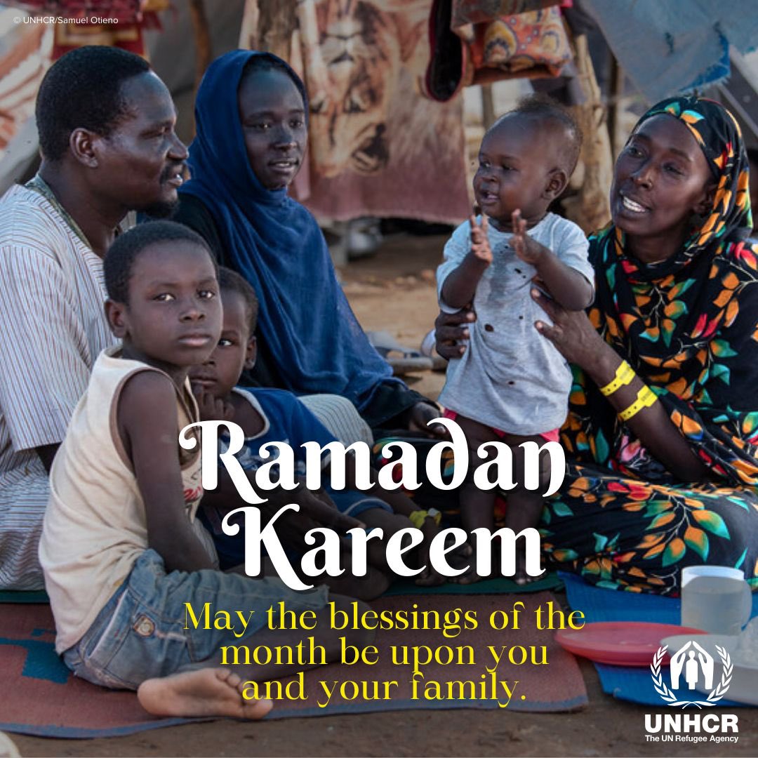 As millions gather with their loved ones to observe Ramadan, home is a distant memory for many refugees & forcibly displaced persons- may this holy month reignite more compassion, solidarity & solutions for people forced to flee #RamadanKareem