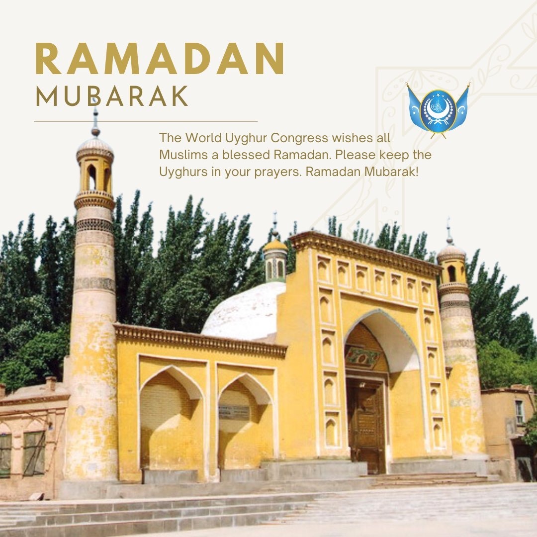 Ramadan Mubarak #Ramadan During Ramadan, the #Uyghurpeople face unique challenges amidst their struggle for cultural and religious freedom. As they strive to observe this sacred month, many are subjected to oppressive policies and restrictions on their religious practices.…