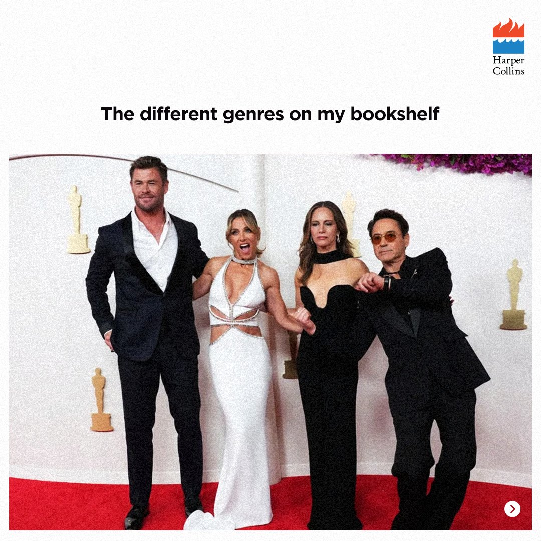 HarperCollinsIN's tweet photo. Which one do you find the most relatable?
#Oscars #Oscars2024 #AcademyAwards #ReaderMemes #JustReaderThings #ReadersCommunity #Trending #READWithHarperCollins https://t.co/v1Uxyfmt8a