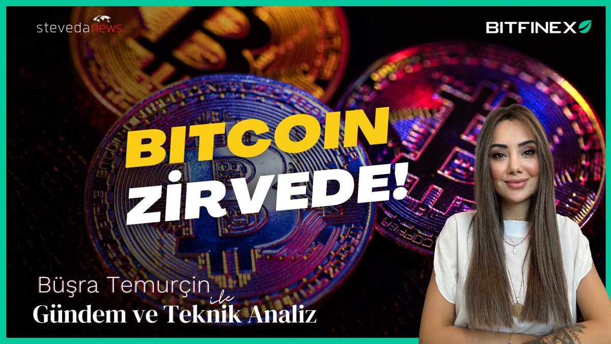 “#Bitcoin Zirvede!” Saat 21:00'de '@BusraTemurcin ile Gündem ve Teknik Analiz' programımızda genel piyasa analizi ile sizlerle olacağız. Bu gece muhteşem bir yayın sizleri bekliyor, kaçırmayın! 📌 youtube.com/live/zHV87IC9U…