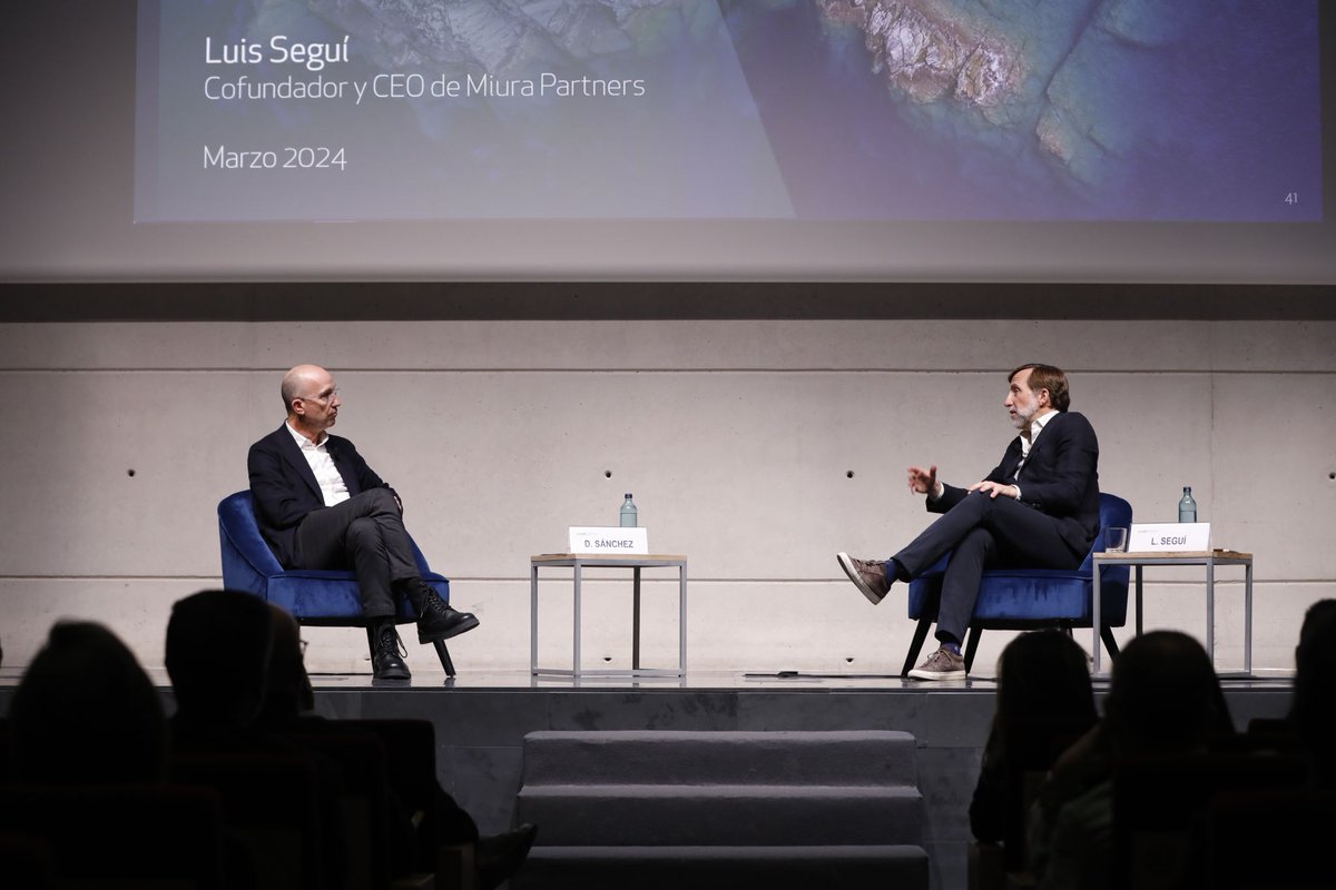 🗣️“Las empresas con modelos de impacto tendrán un mayor valor estratégico” compartió Luis Seguí, cofundador y CEO de Miura Partners, en la última sesión de #MatinsEsade. Lee más aquí👉 esade.me/3V2UxvB 📹esade.me/48IUc4m