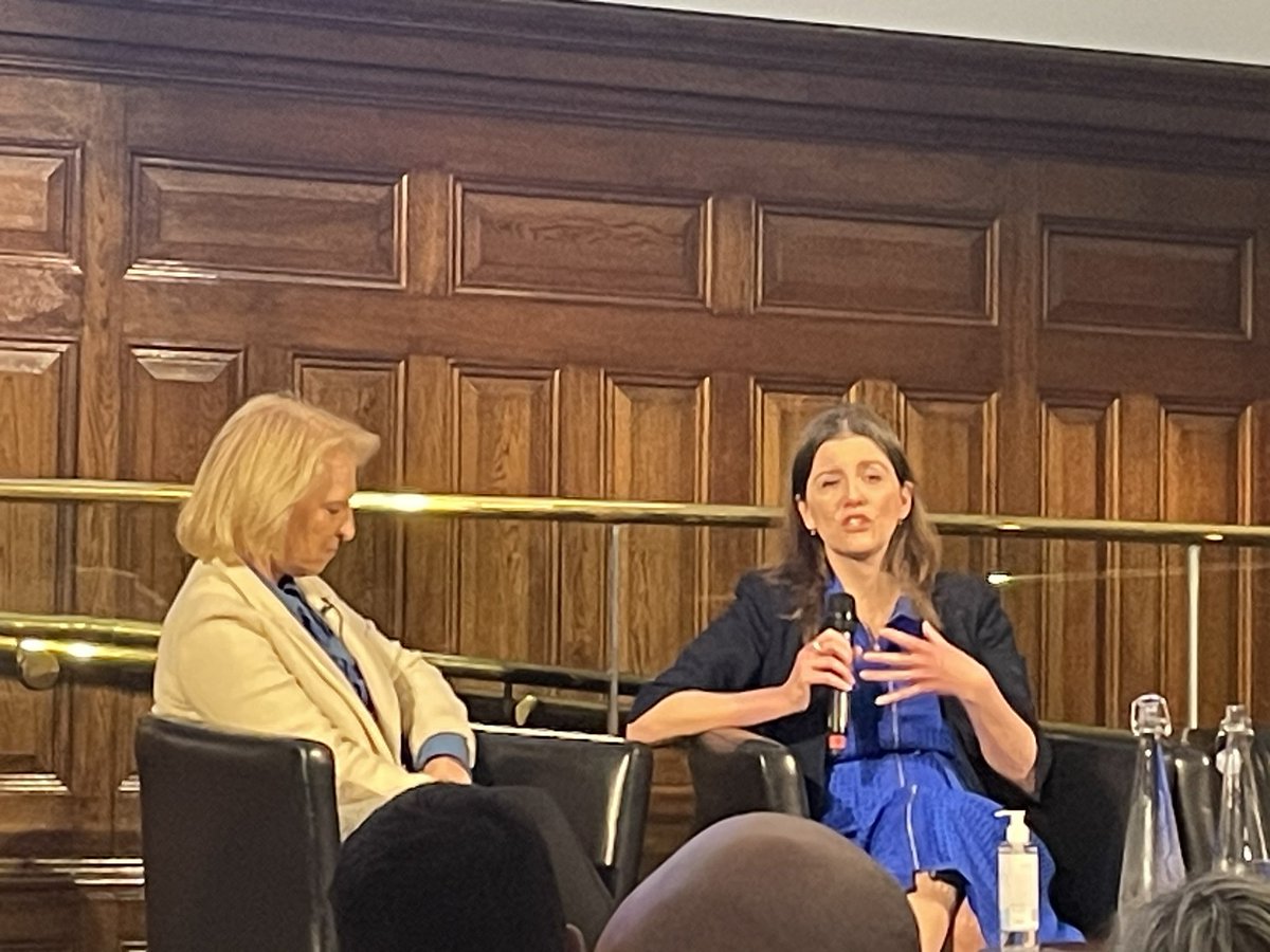 At #TechPolicy2024, <a href="/michelledonelan/">Rt Hon Michelle Donelan</a> highlights #ScaleUp policy sprint in <a href="/SciTechgovuk/">Department for Science, Innovation and Technology</a> &amp; x-govt. Last week’s #SpaceIndustrialPlan committed govt to ensuring specific #space requirements will be addressed. @ukspace’s SMECommittee can share intel/ideas #heretohelp #partnership