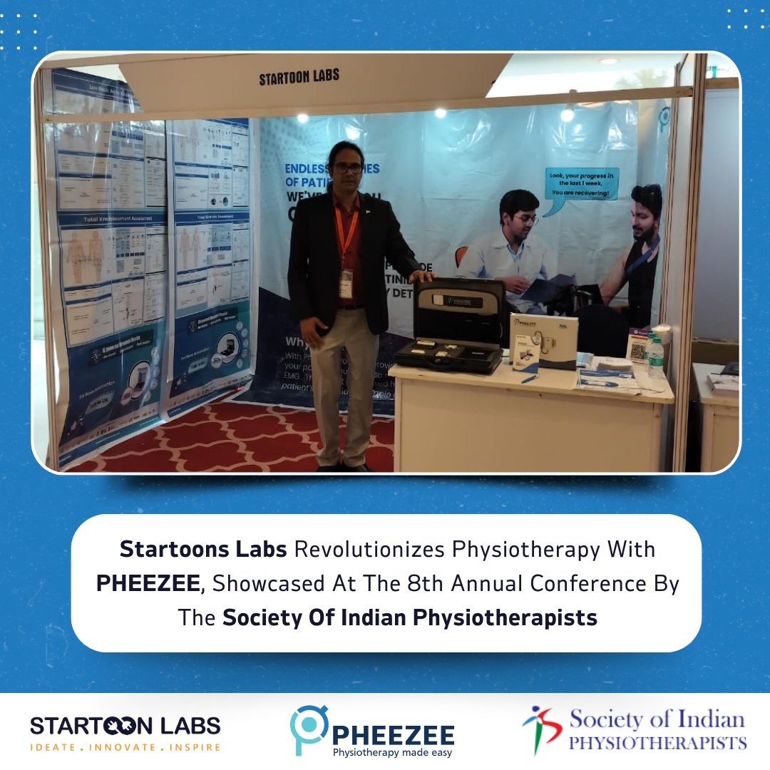Amidst the vibrant atmosphere of the 8th Annual Conference of the Society of Indian Physiotherapists in #Chandigarh 
#PhysiotherapyConference #IndianPhysiotherapists #HealthTech #MedicalInnovation #PhysioCare #ConferenceLife #MedicalEvent #ChandigarhEvents #startoonlabs #pheezee