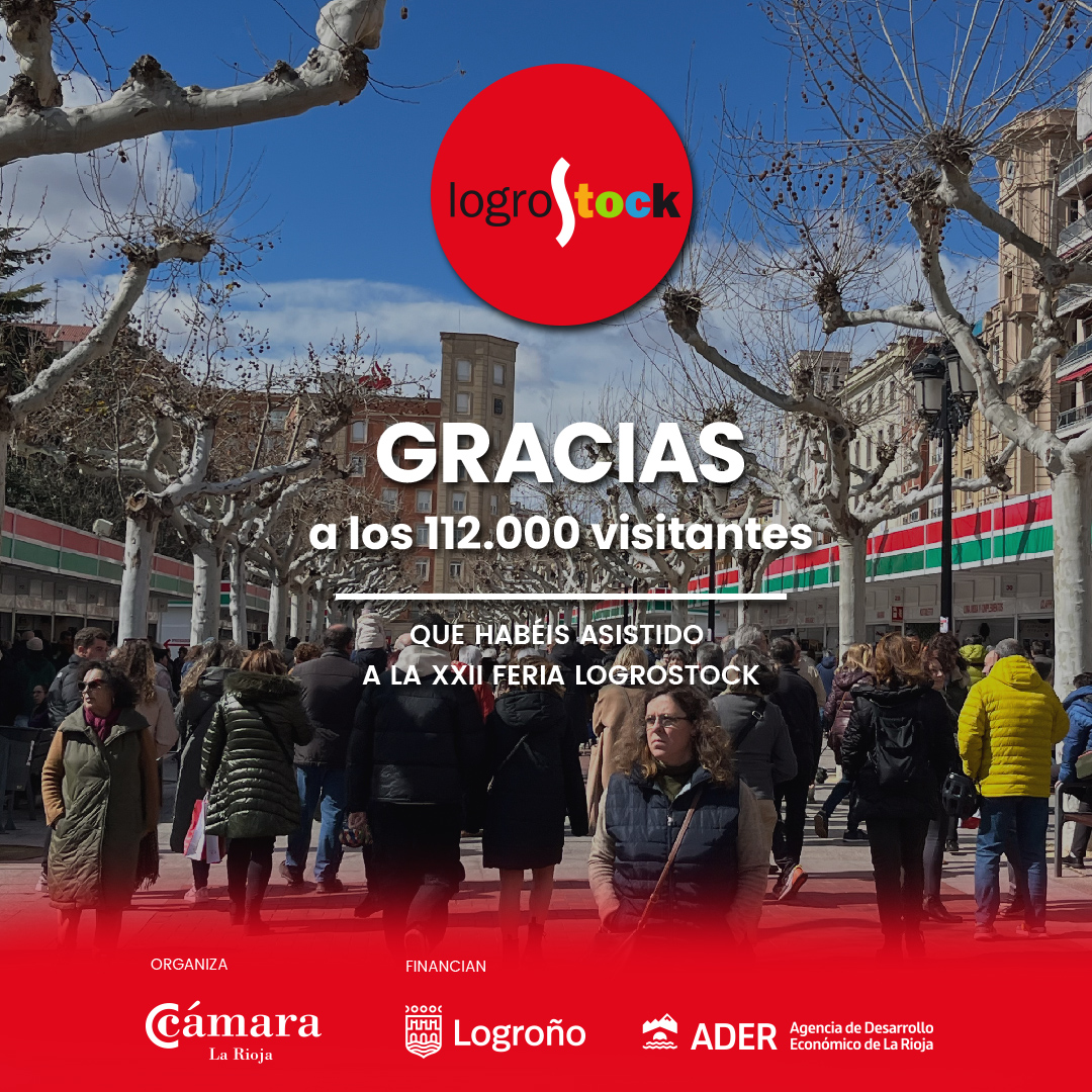 Tras tres intensos días de LOGROSTOCK, queremos daros las GRACIAS, a las 112.000 personas que habéis visitado el Paseo de El Espolón, poniendo color y alegría a la feria.
Nos vemos en la próxima edición

👉logrostock.com

#AyuntamientoLogroño #camararioja #Ader