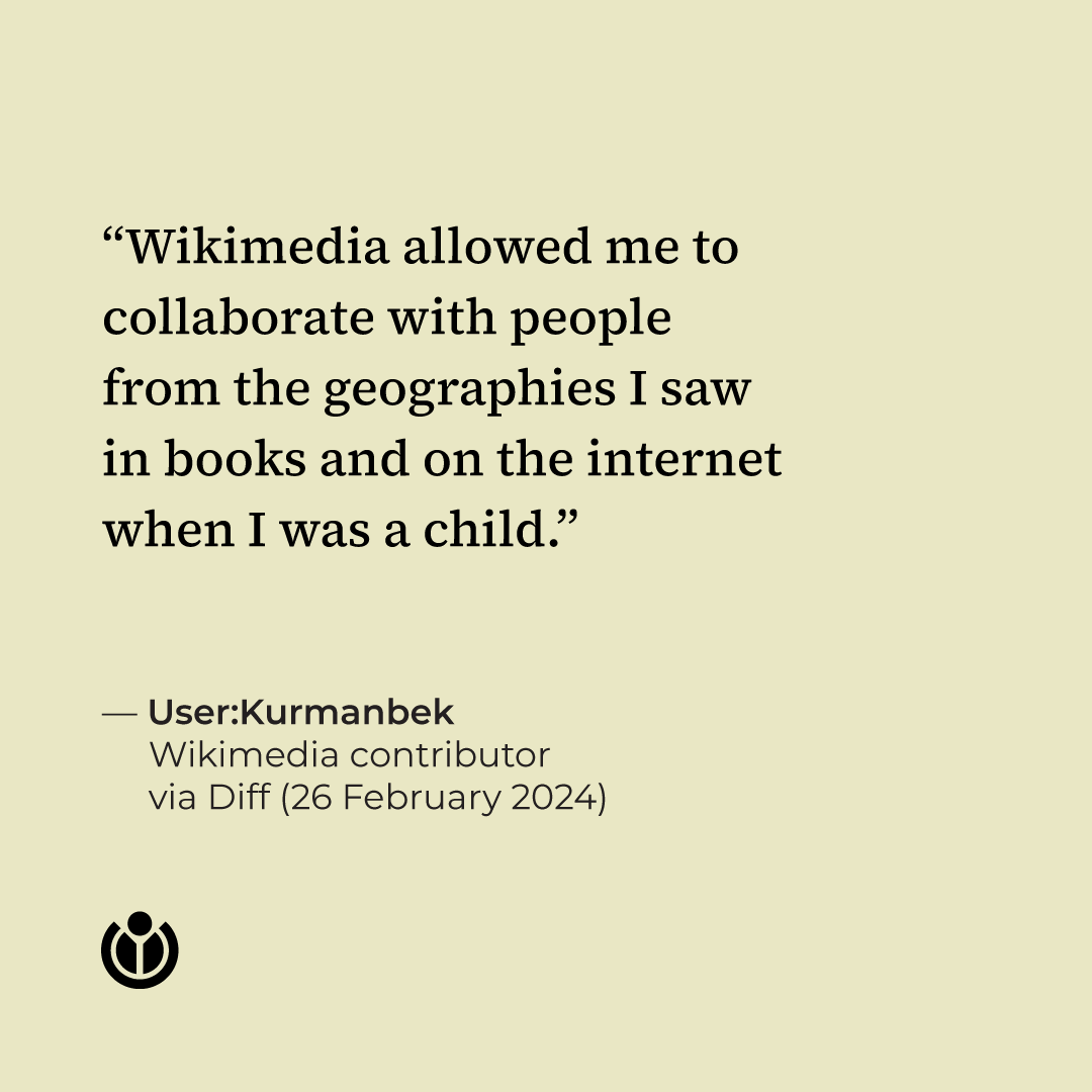 Wikimedia volunteers from all around the globe share what they have learned with the free knowledge movement and how being a contributor has shaped their belief in a world where everyone can freely share in the sum of all knowledge. Read their words ➡️ w.wiki/9JKZ