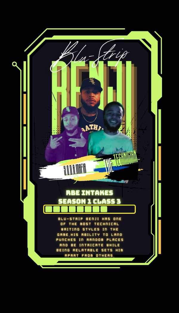 BlustripBenjii's tweet image. Tap in tonight 8 pm with @Miz_F_Dot and myself. 
#Intake
#RBE

@MzLeta_Truth 
@GetDaPictureRaw 
@ej_alwayz 
@sbw_DaMartian 
@ToneQapo 
@LTBRpodcast 
@Battle_Rap_News