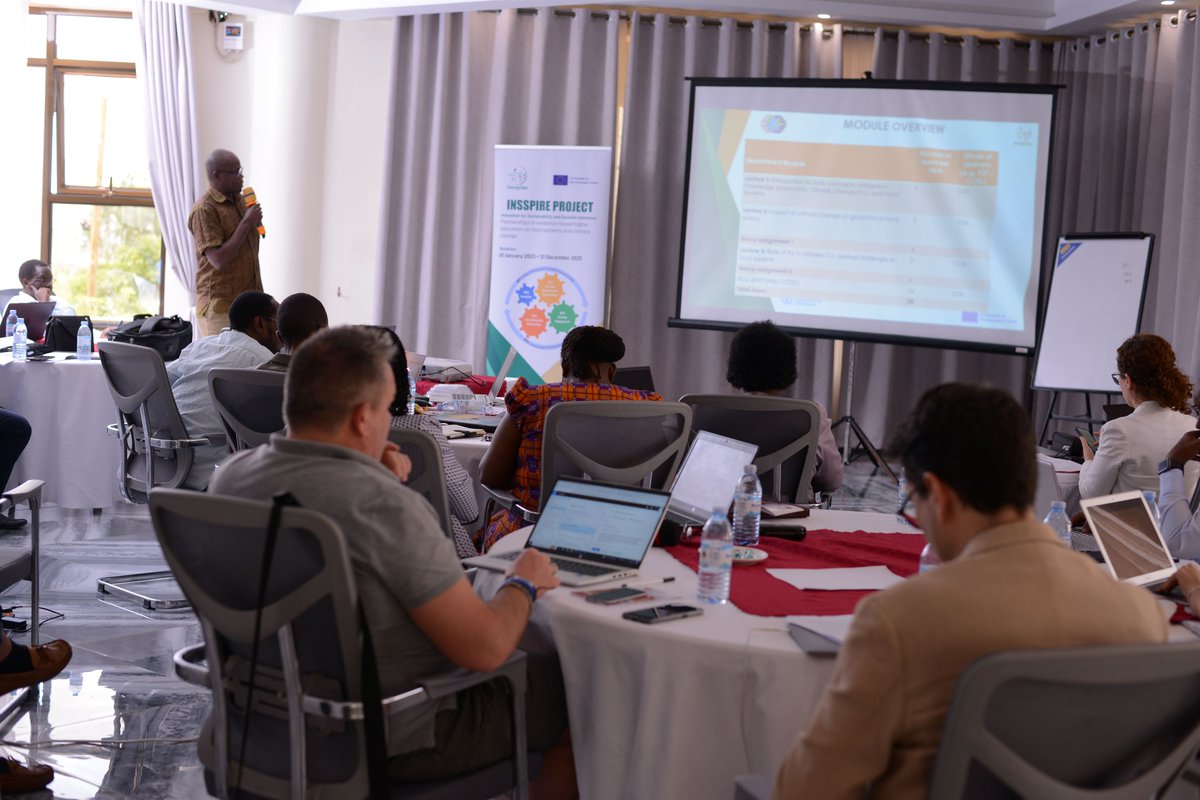 MbararaUST's tweet photo. Dr. Moses Wabusya (PhD) from @MoiUniversity_ Kenya, presented about the "Status of Module on Biodiversity Conservation & Climate Change."
#RLLLTraining https://t.co/rMs1vFCW5k