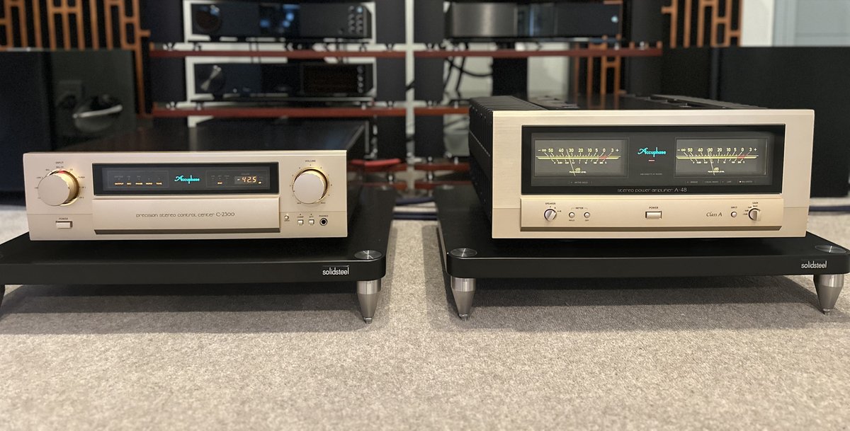 Accuphase A-48 Class A Power Amp and New C-2300 Preamp Now On Demo, More info below 👍 - 

bit.ly/4cd53X6

#Accuphase #hifi #audiophile #hifisound #hifiporn #audio #lovemusic #hifiaudio #luxury