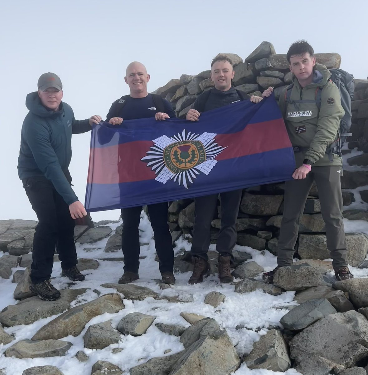 ABFbarney's tweet photo. The National Three Peaks Team from @scots_guards is conducting recces, ready for the off on 1st May. They are at 43% of their target for @ArmyBenFund and @scots_guards Charity.

Please support👉 https://t.co/kIJSh2Zc4K 😉 @GunningMr @BFBSCatterick @Kirky_Kirkwood @AmySimeon https://t.co/68R0HQIg3b