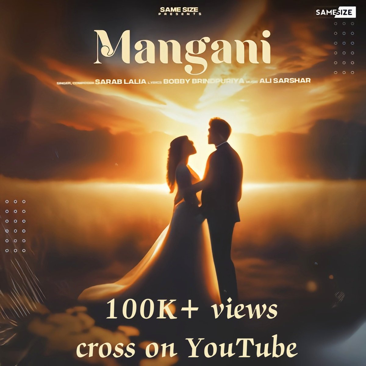 beingmedia1's tweet photo. 100K+ Views cross on YouTube

Song Title: Mangani 
Artist: Sarab Lalia
Music: Ali Sarshar
Online Promotions: Being Media Entertainment

#beingmediaentertainment #mangani #sarablalia #sarab #lalia #alisarshar #ali #sarshar #being #media #entertainment #punjabisong https://t.co/IKsBag5ihW