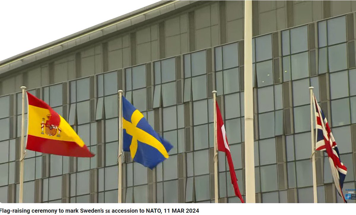 lcask's tweet photo. As a diplomat I have been at the @NATO flag rising ceremony for #Slovakia 20 years ago. Never felt so happy and proud! Joining NATO has changed the history of my country.

Today, I am very happy for #Sweden at its flag rising ceremony in Brussels.

Sverige, välkomna till NATO! https://t.co/JyTUpeS3gx