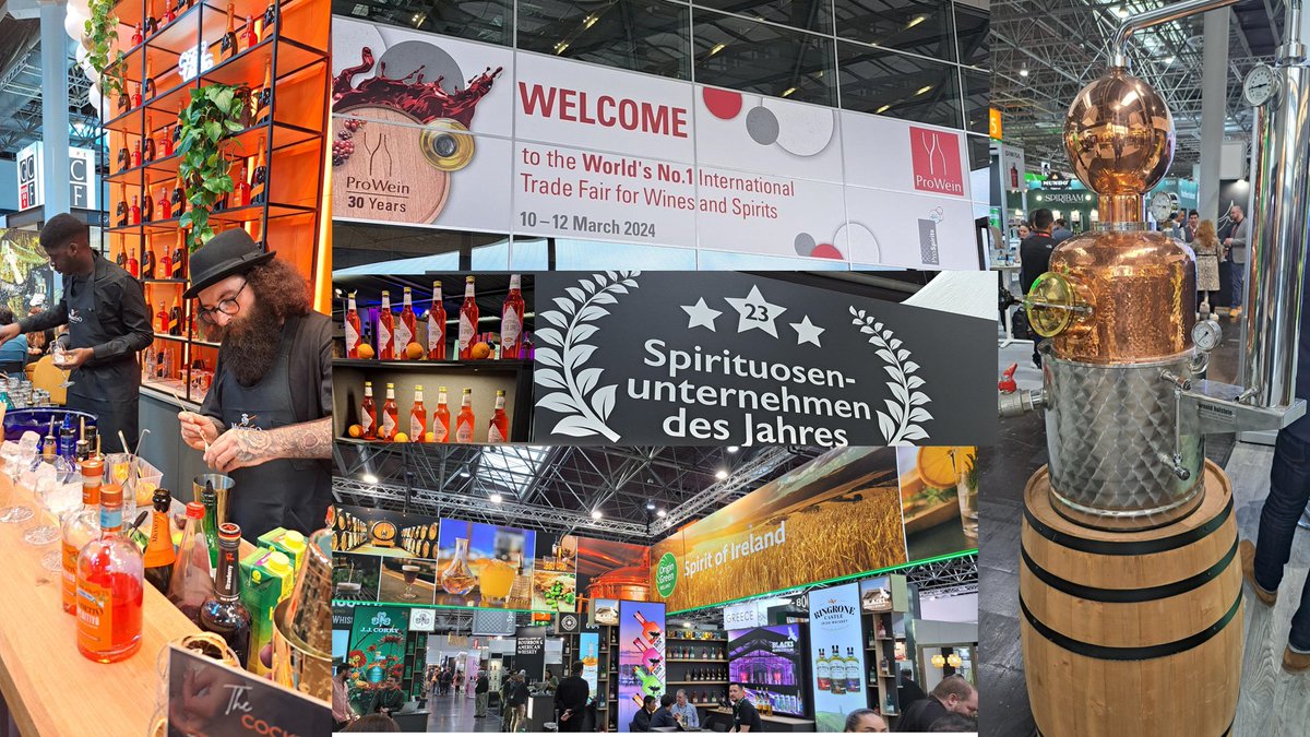 Convivial & inspiring day at #ProWein2024 Fair in Düsseldorf: 2 Exhibition Halls entirely dedicated to #spirits & #cocktails. Lots of new products, including in 'Low & No' categories, showcasing rich diversity & innovativeness of the #spirits #sector.