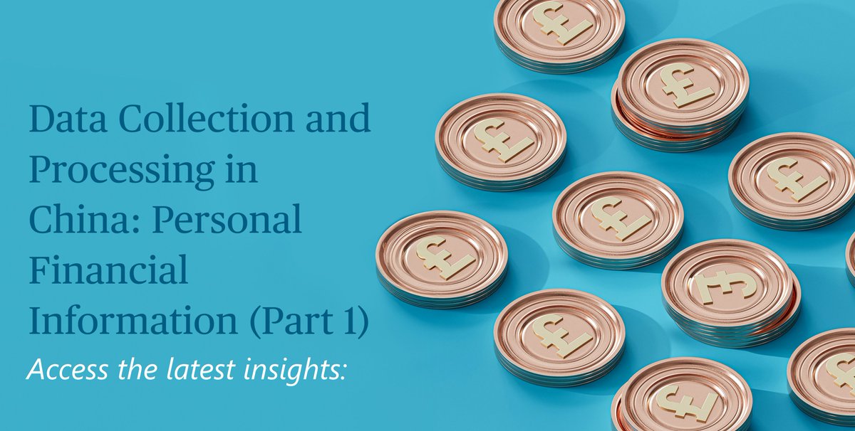 In part one of our three part note, our experts James Gong and Ying Zhong unravel the regulatory framework governing PFI processing activities in China.

Access part one here: twobirds.com/en/insights/20…

#DigitalTransformation #data #finance