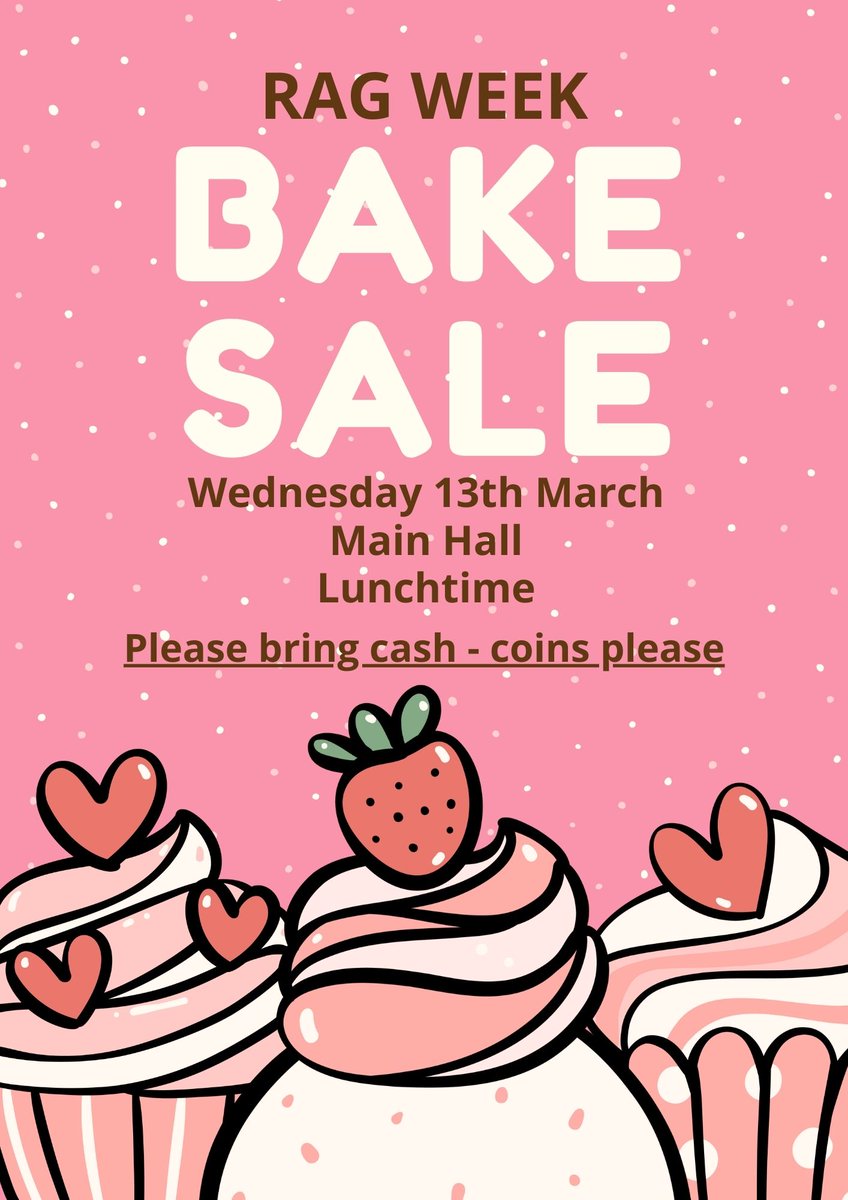 Fresh from the excitement of Nonsuch Book Week at the beginning of the month and International Women's Day celebrations last week we are now gearing up for Nonsuch RAG Week! Lots of activities to enjoy, including baking for RAG for Wednesday! #nonsuch