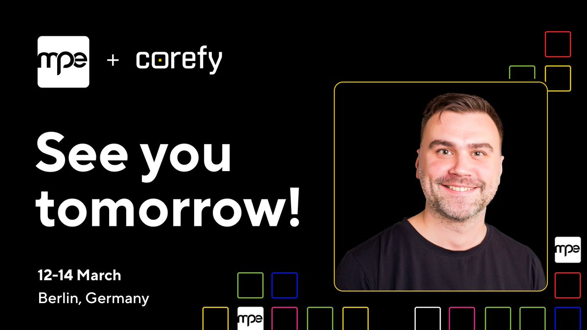 The long-awaited @mpecosystem opens its doors tomorrow 🥳

Our Co-founder and CBDO, @DenysMelnykov, will be glad to connect and network. Let’s discuss all things payments!

See you at InterContinental Berlin!

#mpe #networking #merchantspaymentsecosystem