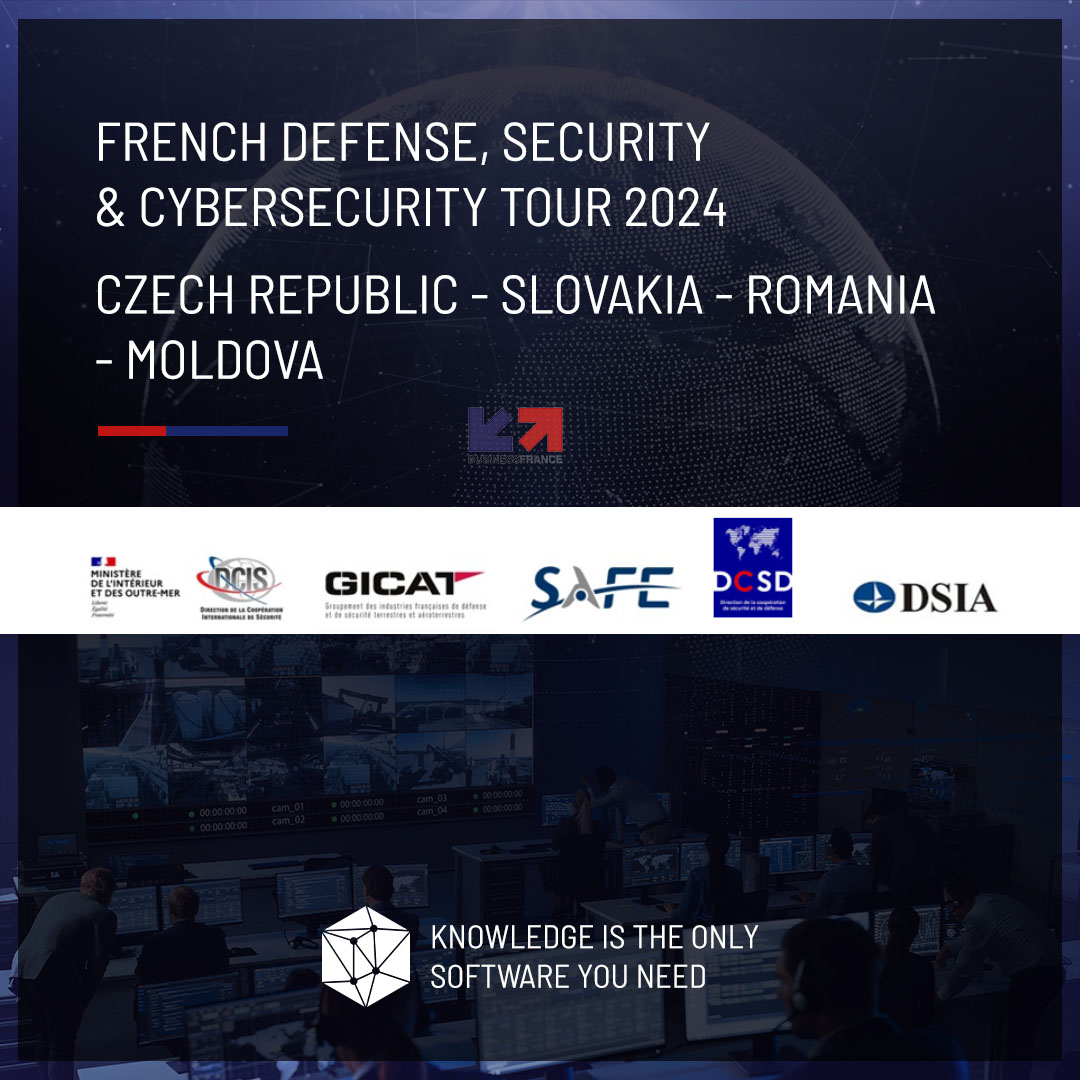 This week we're at the French #Defense, #Security & #CyberSecurity Tour 2024 - Czech Republic, Slovakia, Romania and Moldova, organized by @businessfrance. Today and tomorrow we will be in #CzechRepublic to better understand the needs of authorities in securing information