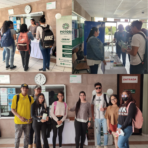 ✅Participación en ferias de servicios en la Universidad Tecnológica de San Luis Potosí y en el Municipio de Cerro de San Pedro. 

#CEEAVSLP